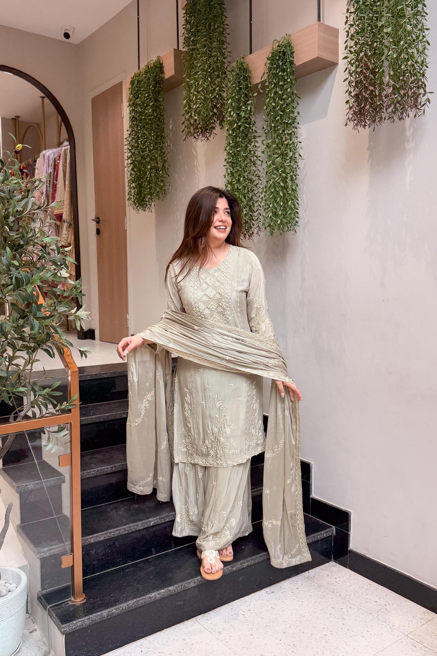 Maryam Hand Embroidered Suit Set
