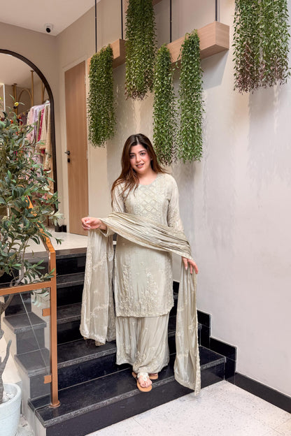 Maryam Hand Embroidered Suit Set