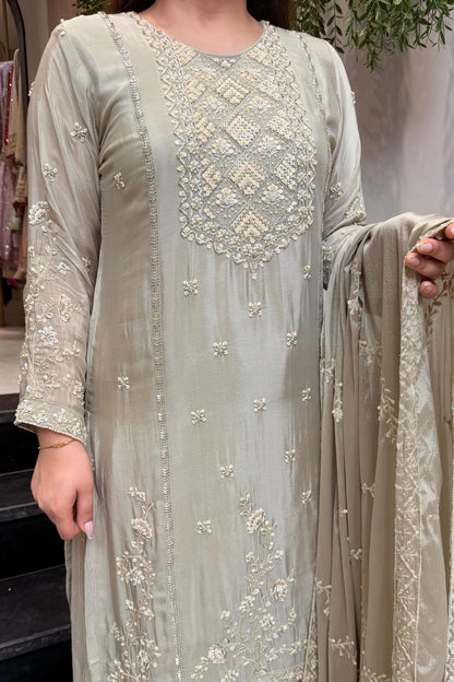 Maryam Hand Embroidered Suit Set