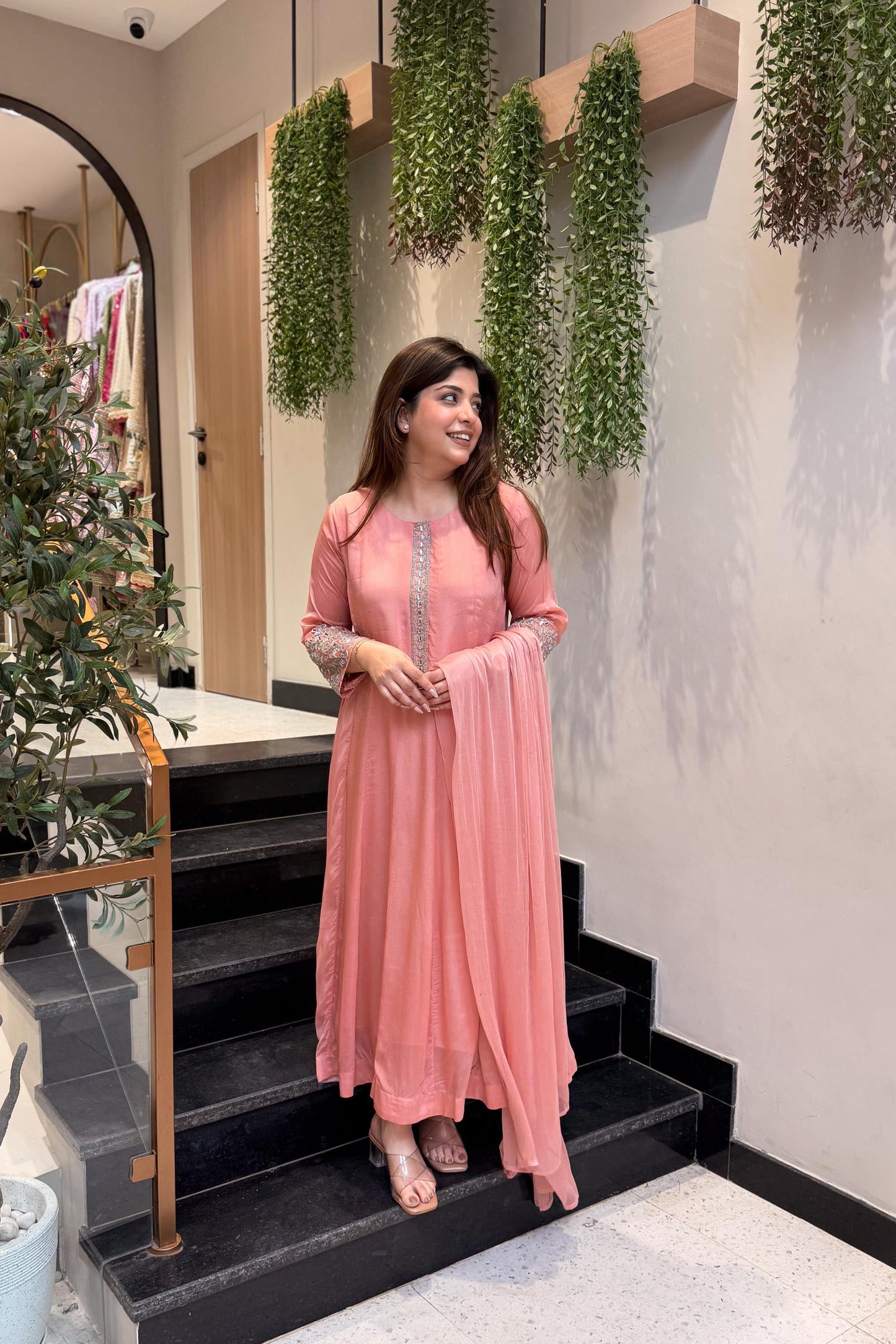 Ojasvi Embroidered Anarkali Suit Set