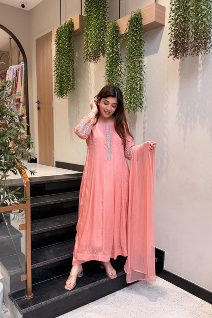 Ojasvi Embroidered Anarkali Suit Set