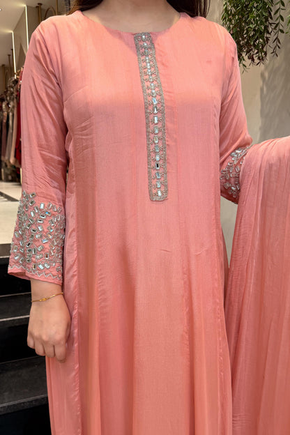 Ojasvi Embroidered Anarkali Suit Set