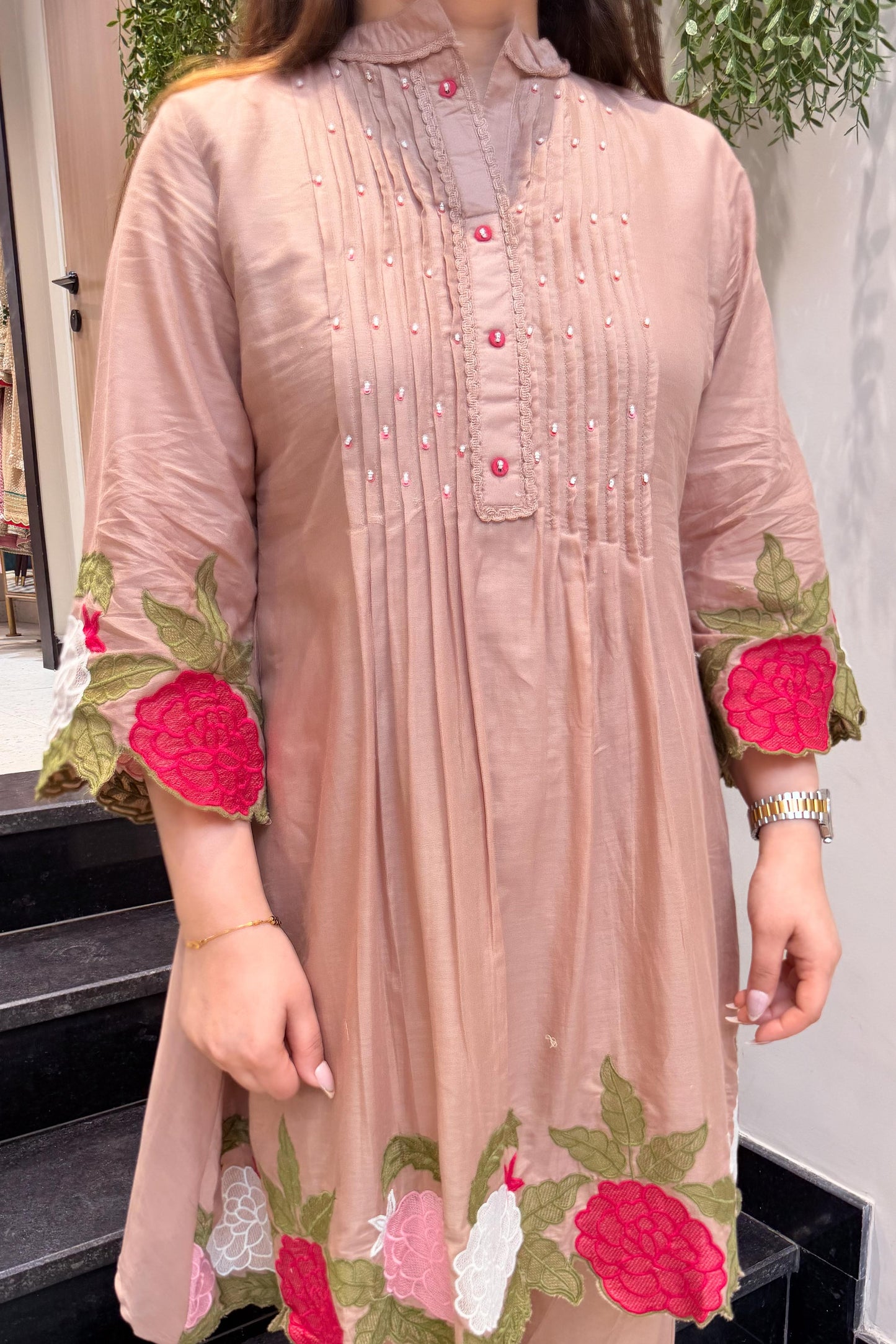 Reeti Floral Embroidered Co ord Set