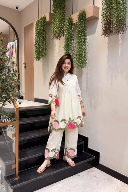 Reeti Floral Embroidered Co ord Set