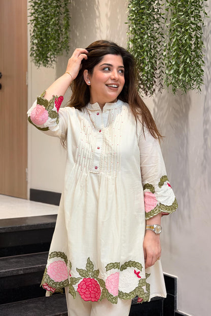 Reeti Floral Embroidered Co ord Set