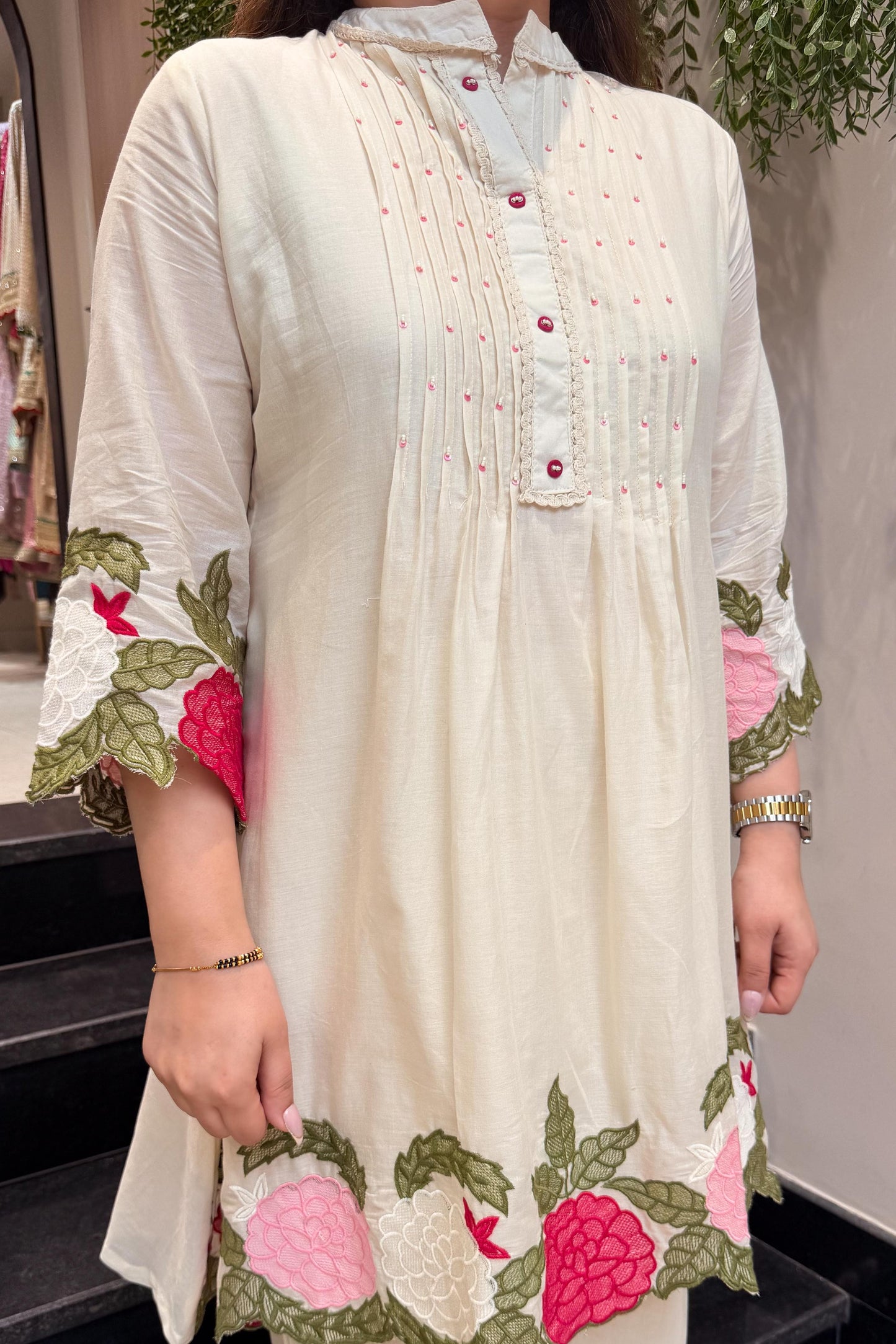 Reeti Floral Embroidered Co ord Set