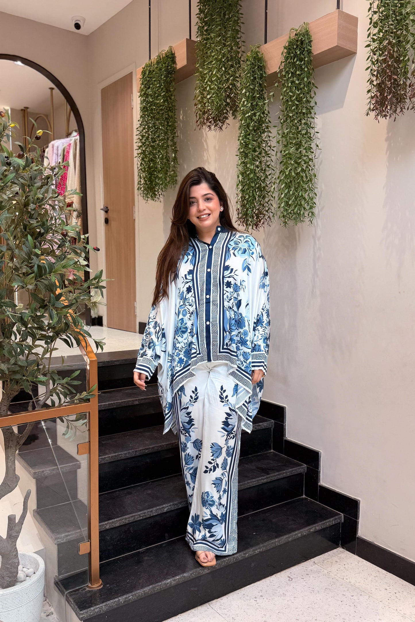 Blake Floral Printed Cord Set