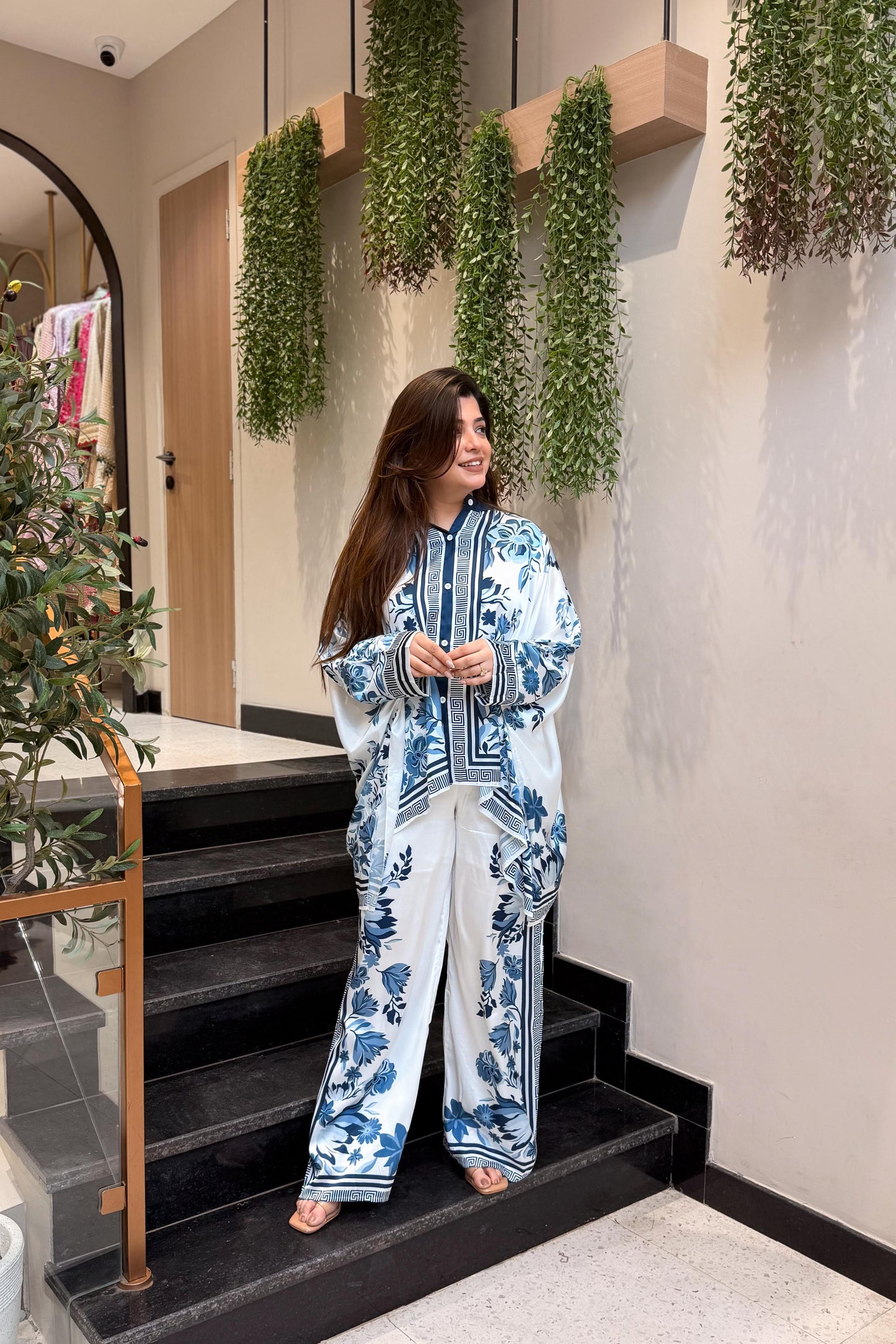 Blake Floral Printed Cord Set