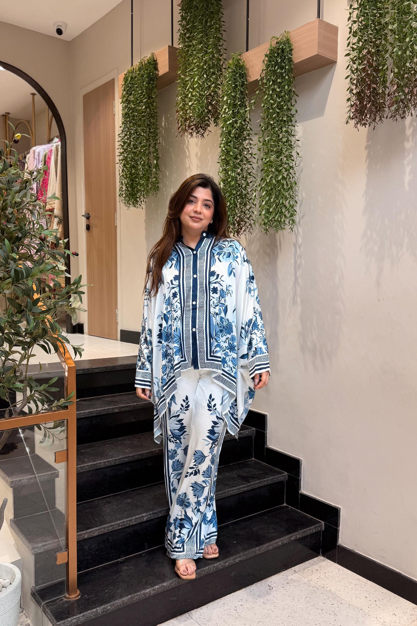 Blake Floral Printed Cord Set