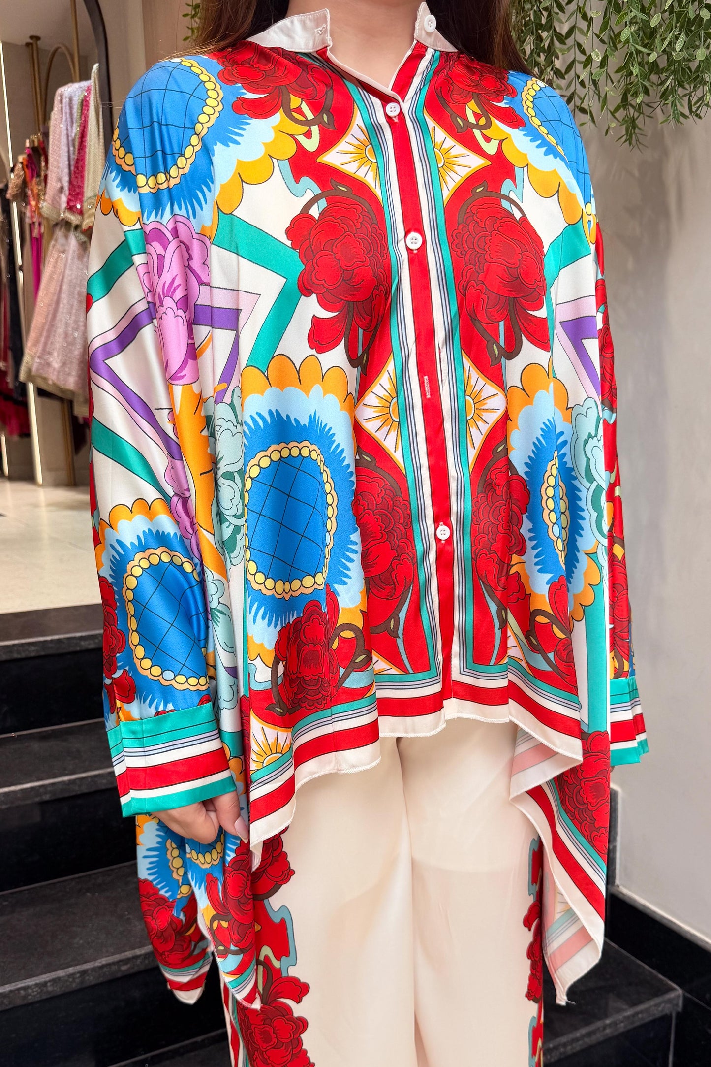 Blake Floral Printed Cord Set