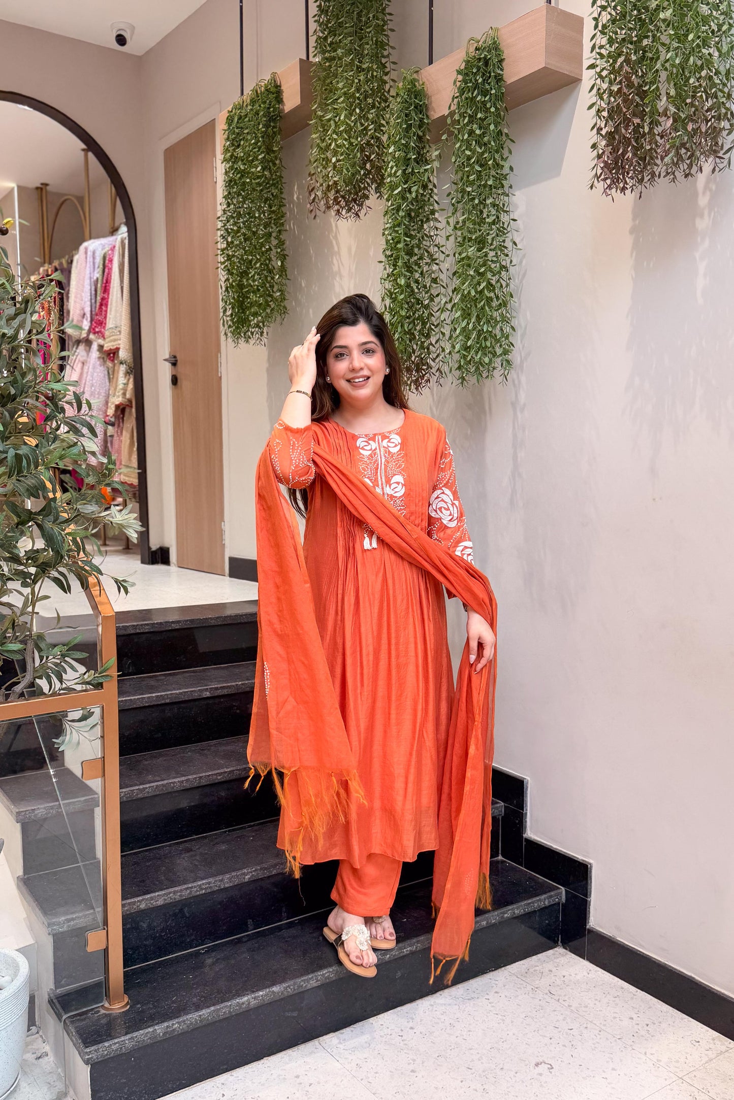 Rishita Thread Embroidered Suit Set
