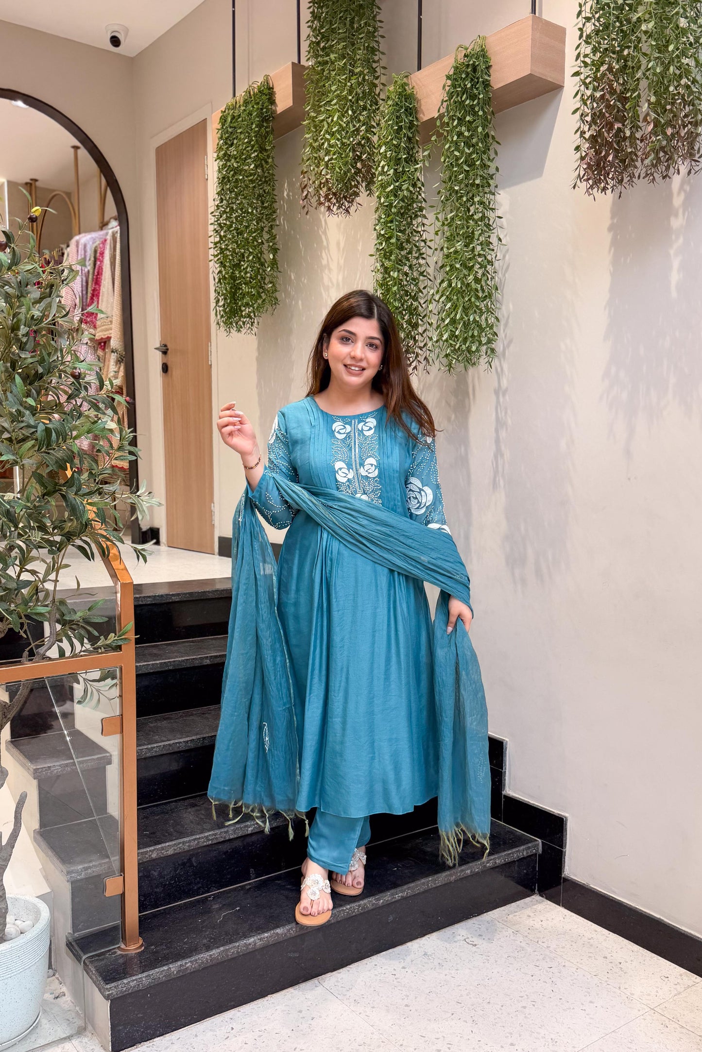 Rishita Thread Embroidered Suit Set