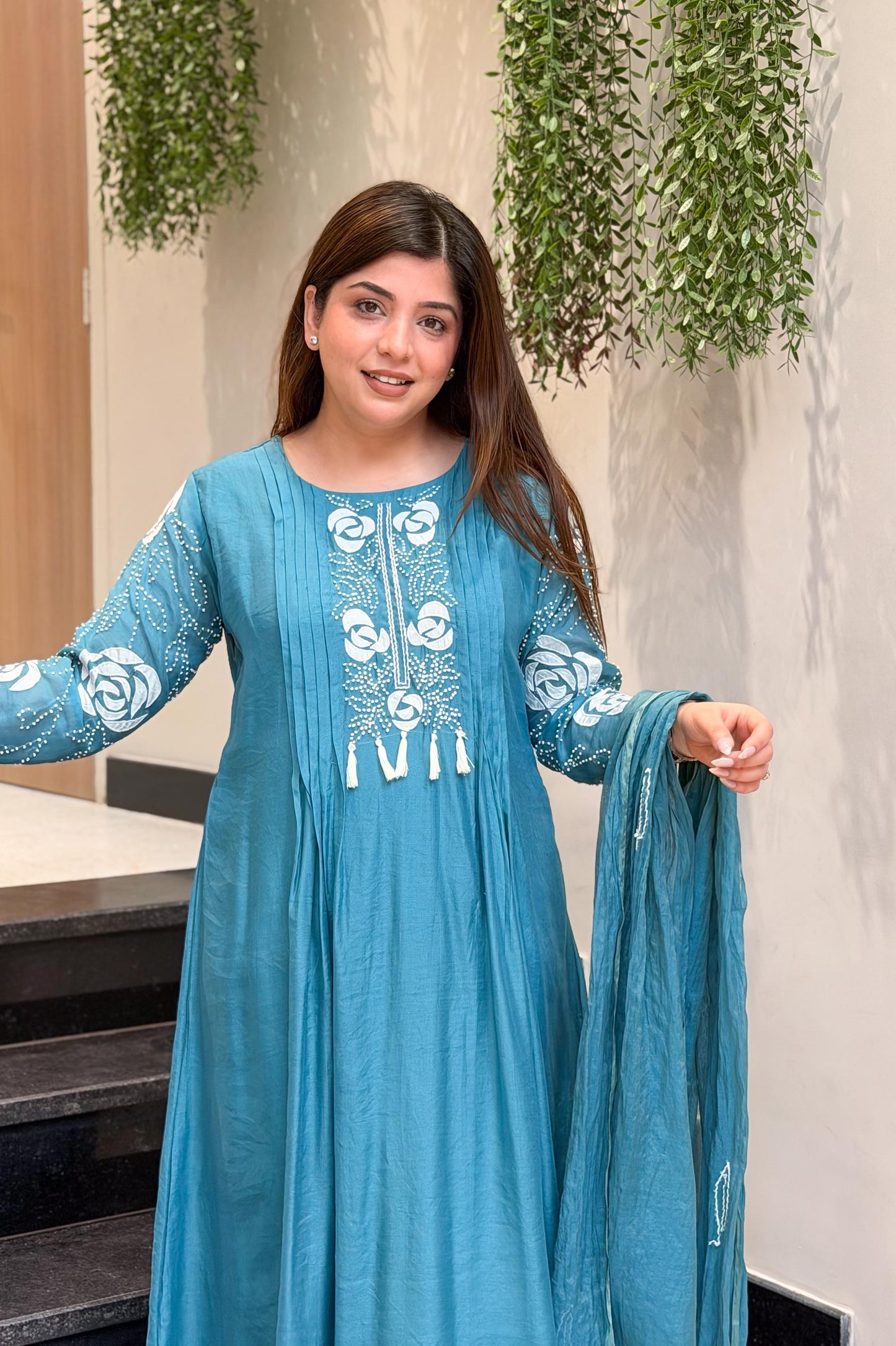 Rishita Thread Embroidered Suit Set