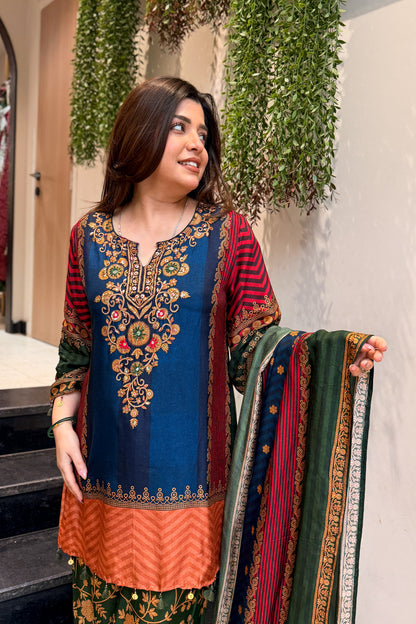 Naisha Floral Printed Suit Set