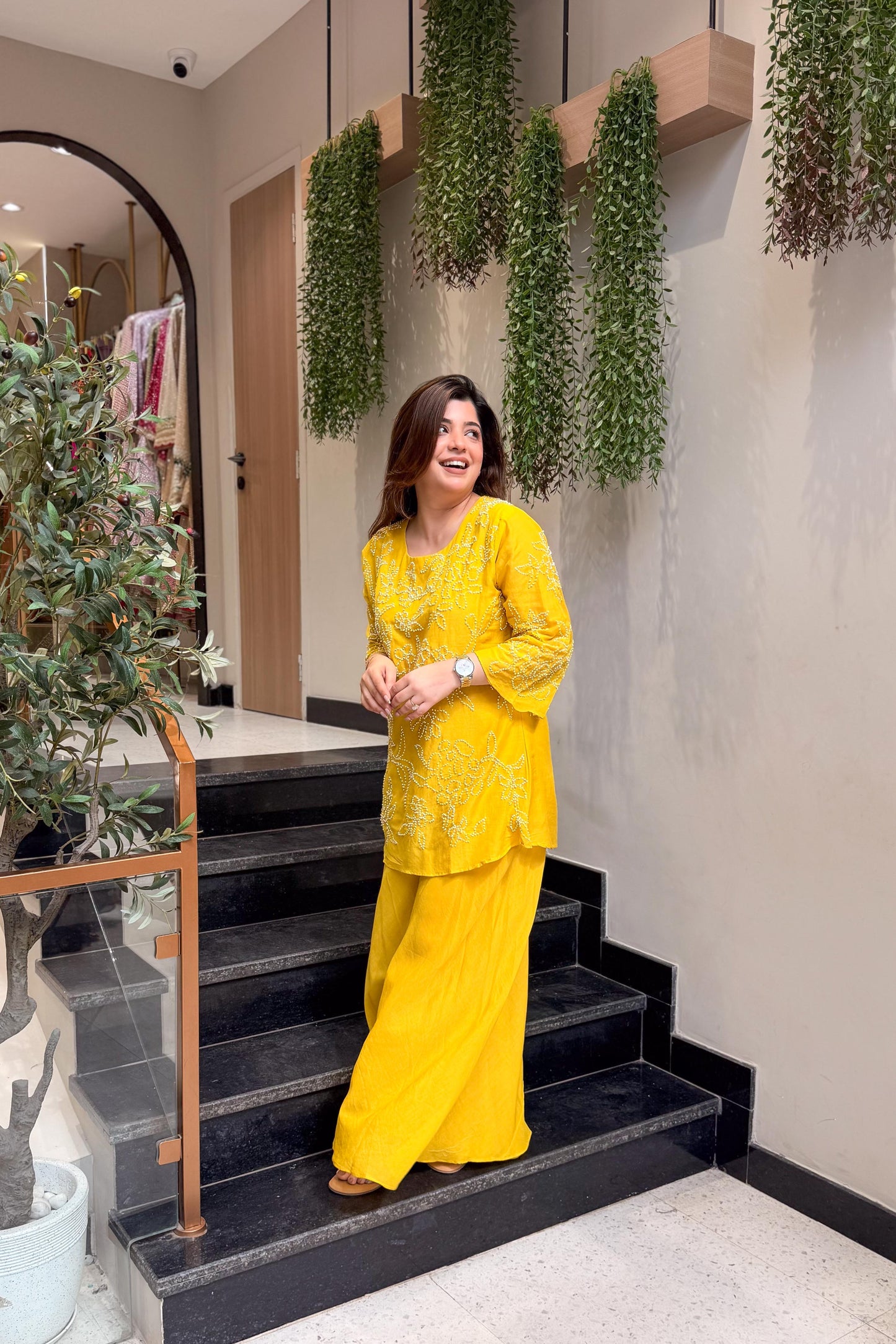Meera Thread Embroidered Co ord Set