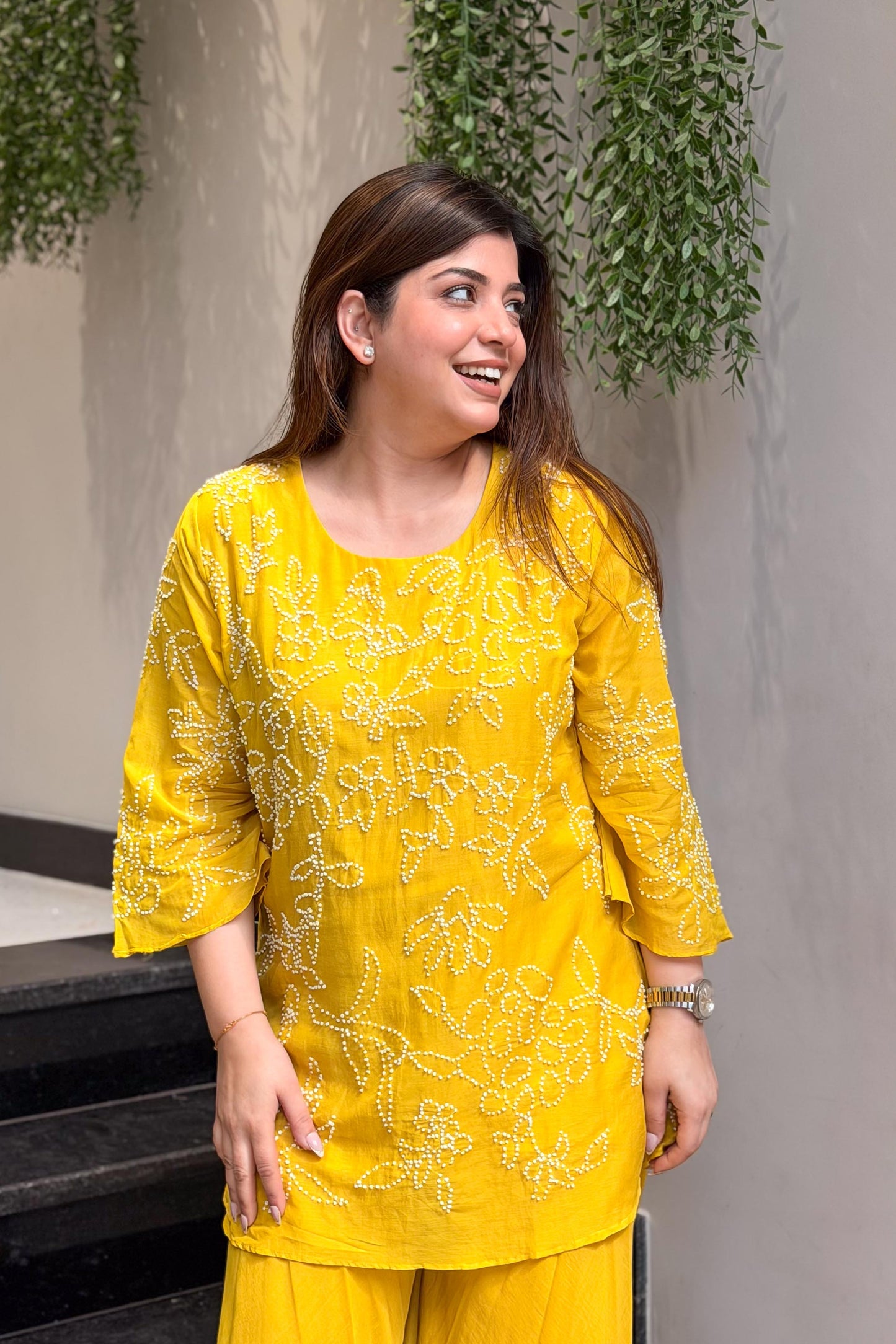 Meera Thread Embroidered Co ord Set