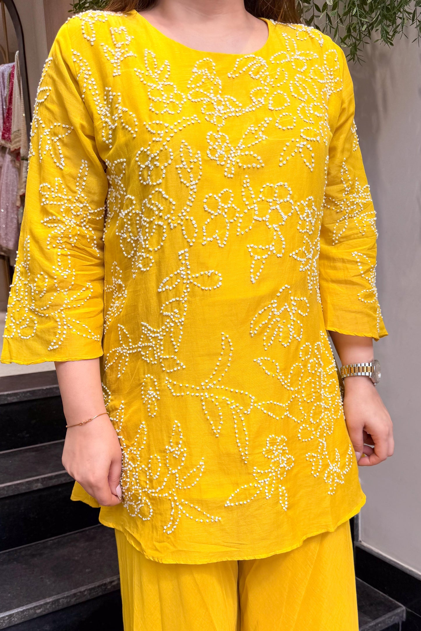 Meera Thread Embroidered Co ord Set