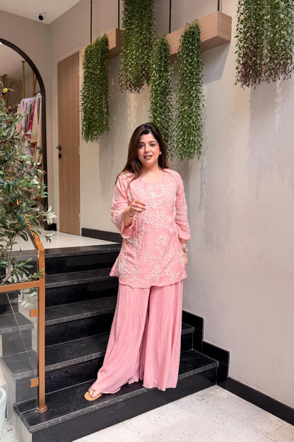 Meera Thread Embroidered Co ord Set