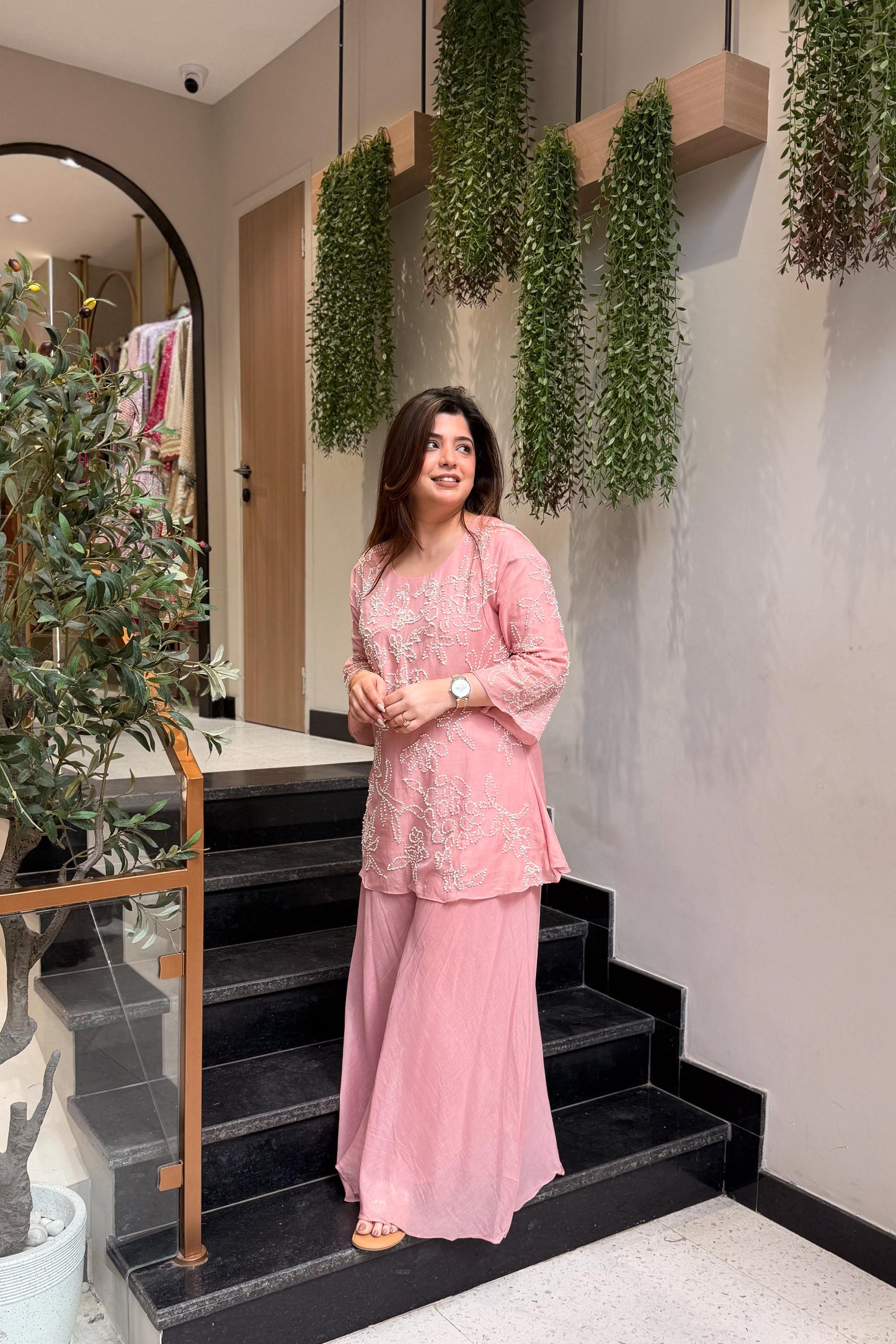 Meera Thread Embroidered Co ord Set