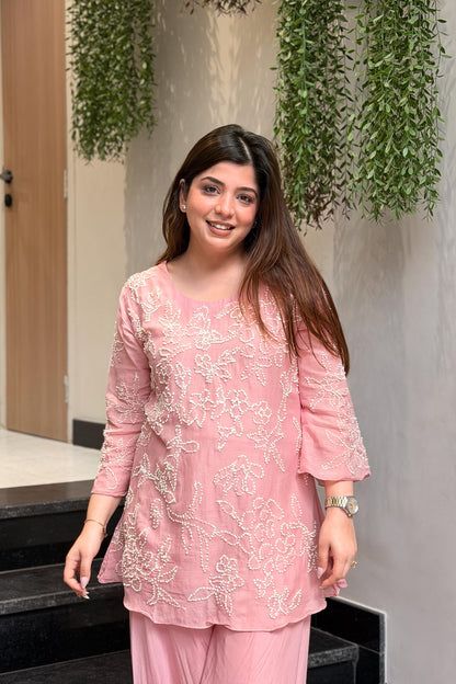 Meera Thread Embroidered Co ord Set
