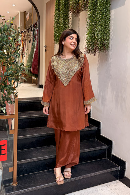 Vyanika Embroidered Co ord Set