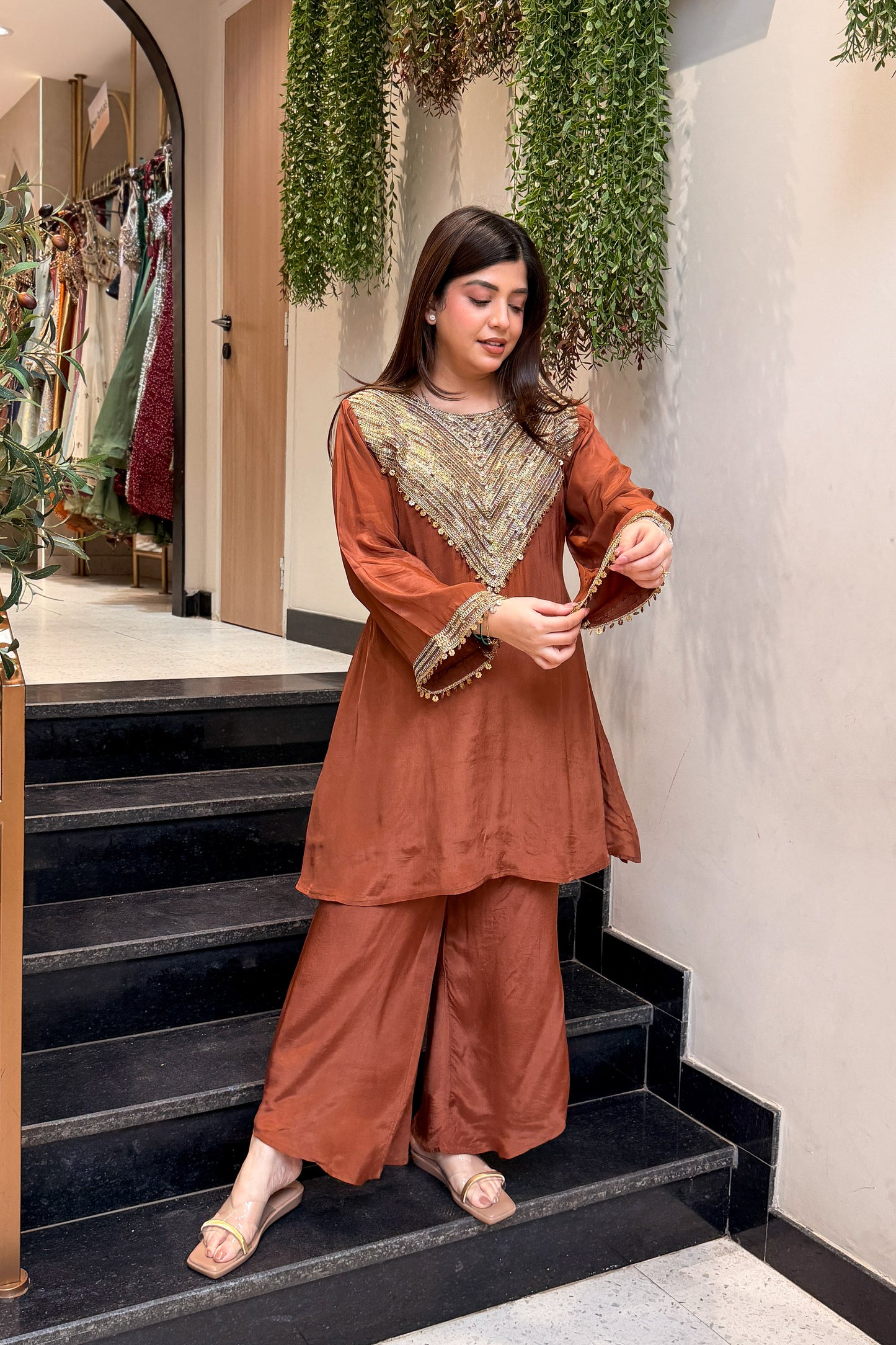 Vyanika Embroidered Co ord Set
