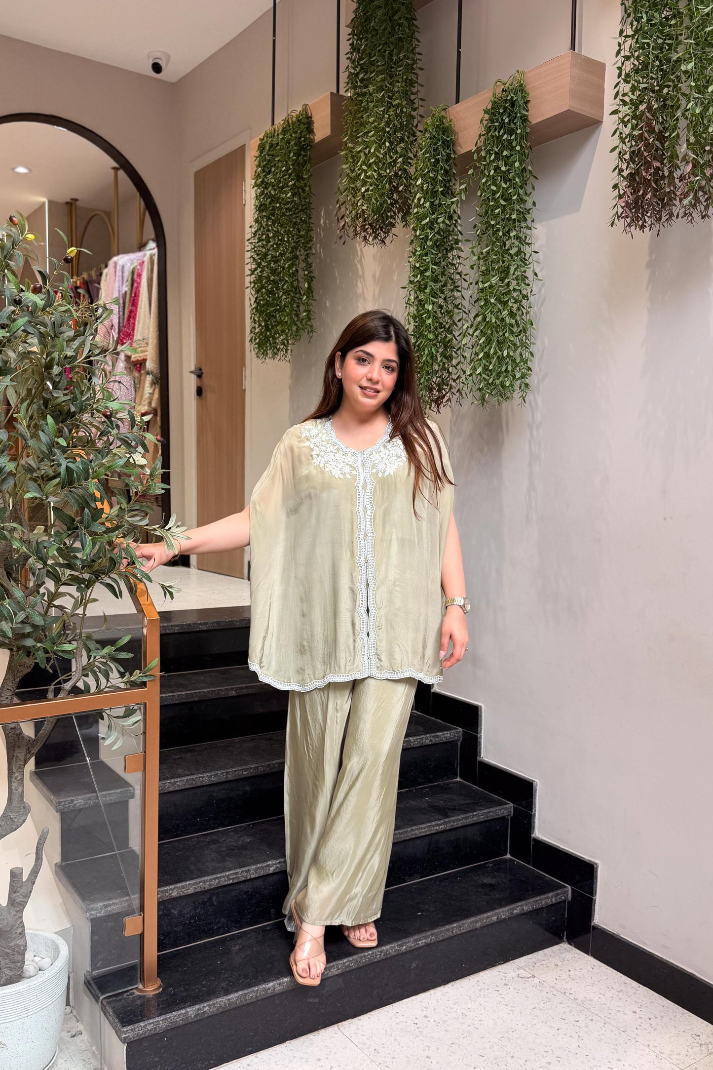 Ruhika Embroidered Three Piece Set