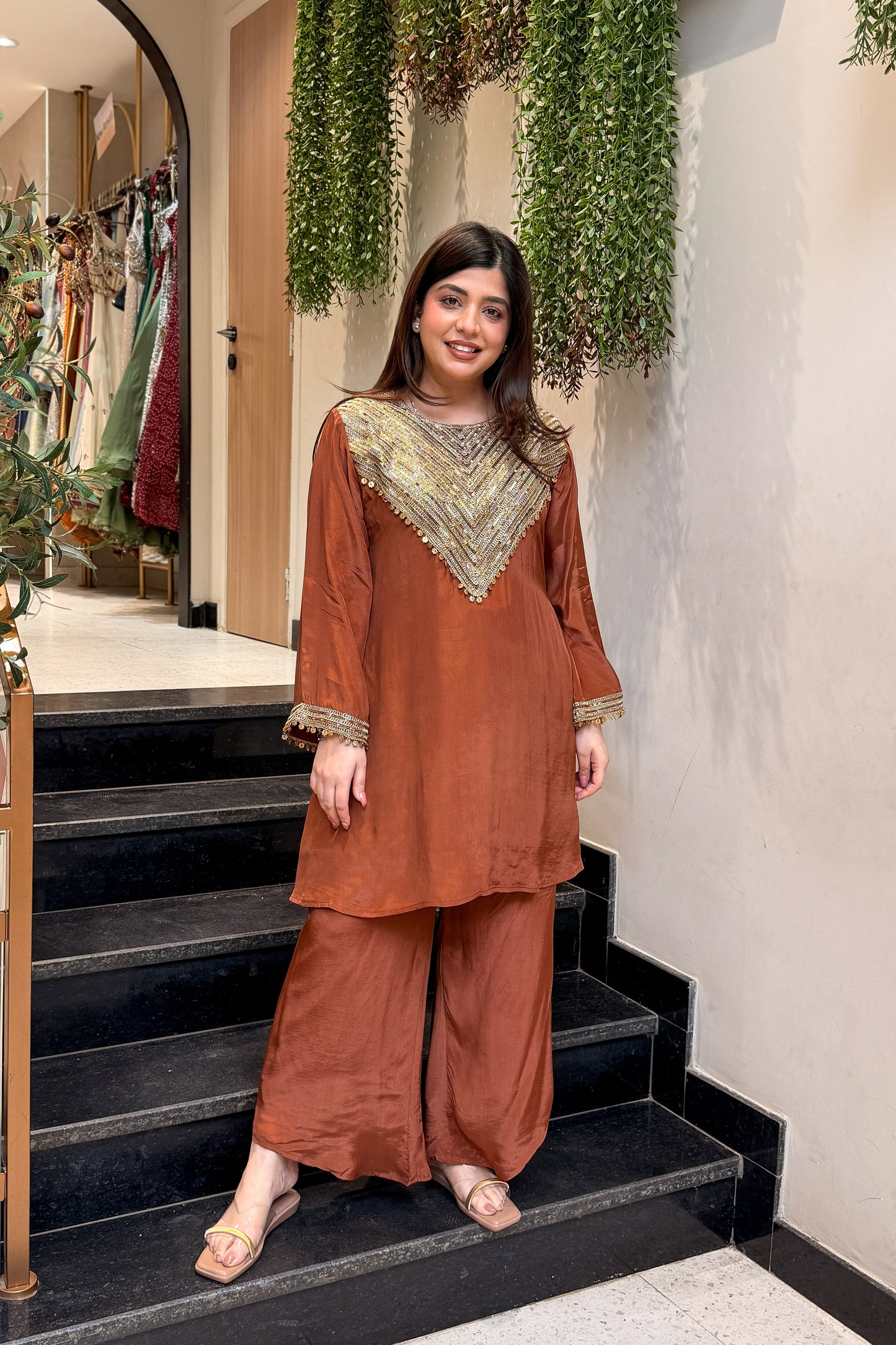 Vyanika Embroidered Co ord Set