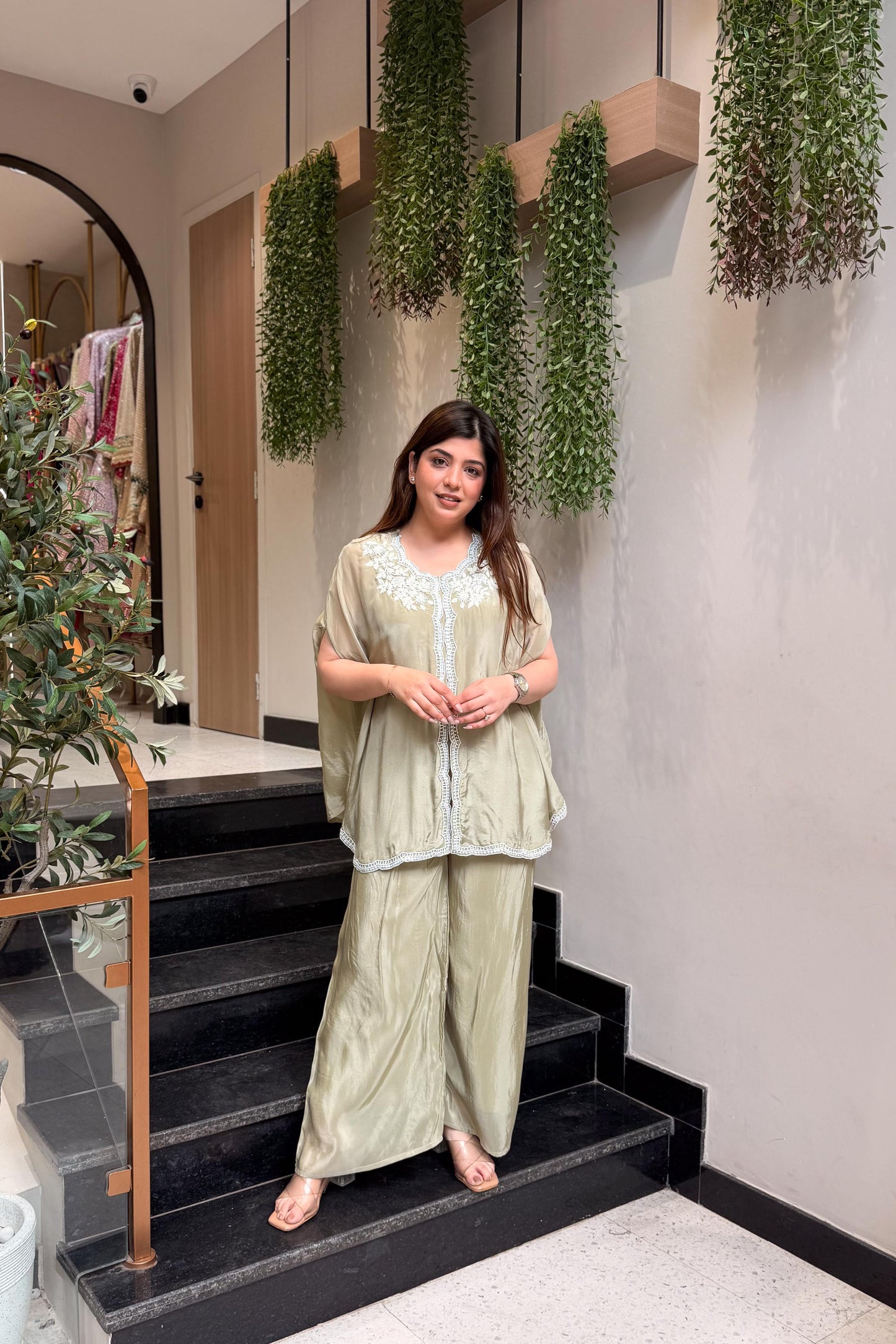 Ruhika Embroidered Three Piece Set