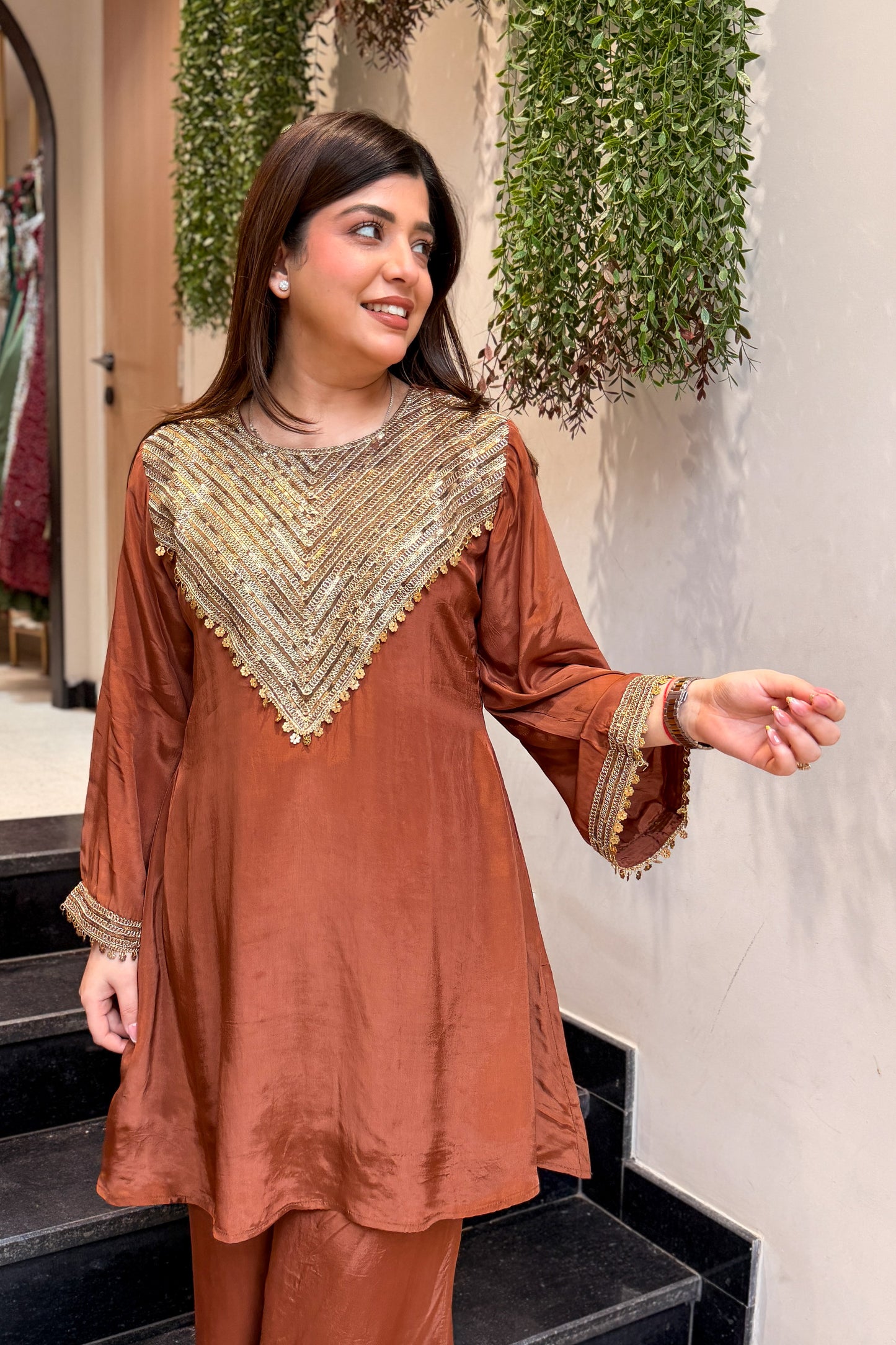 Vyanika Embroidered Co ord Set