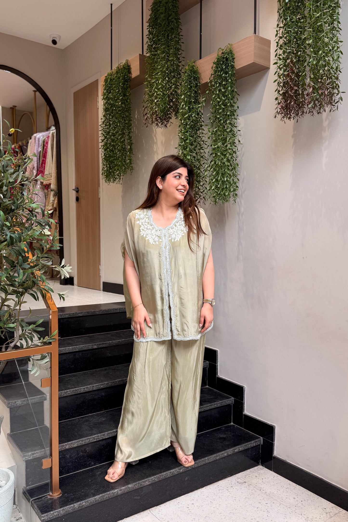 Ruhika Embroidered Three Piece Set