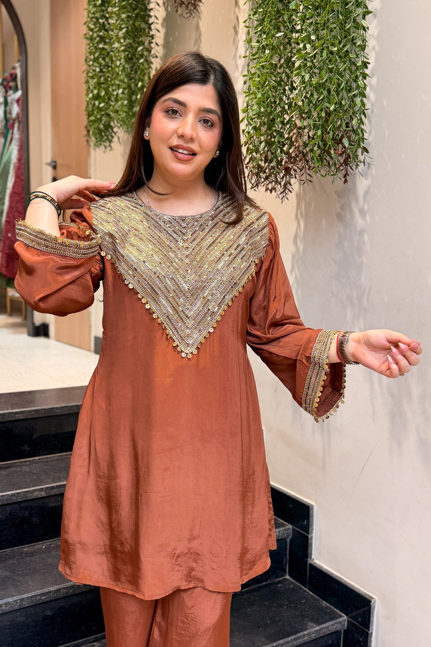 Vyanika Embroidered Co ord Set