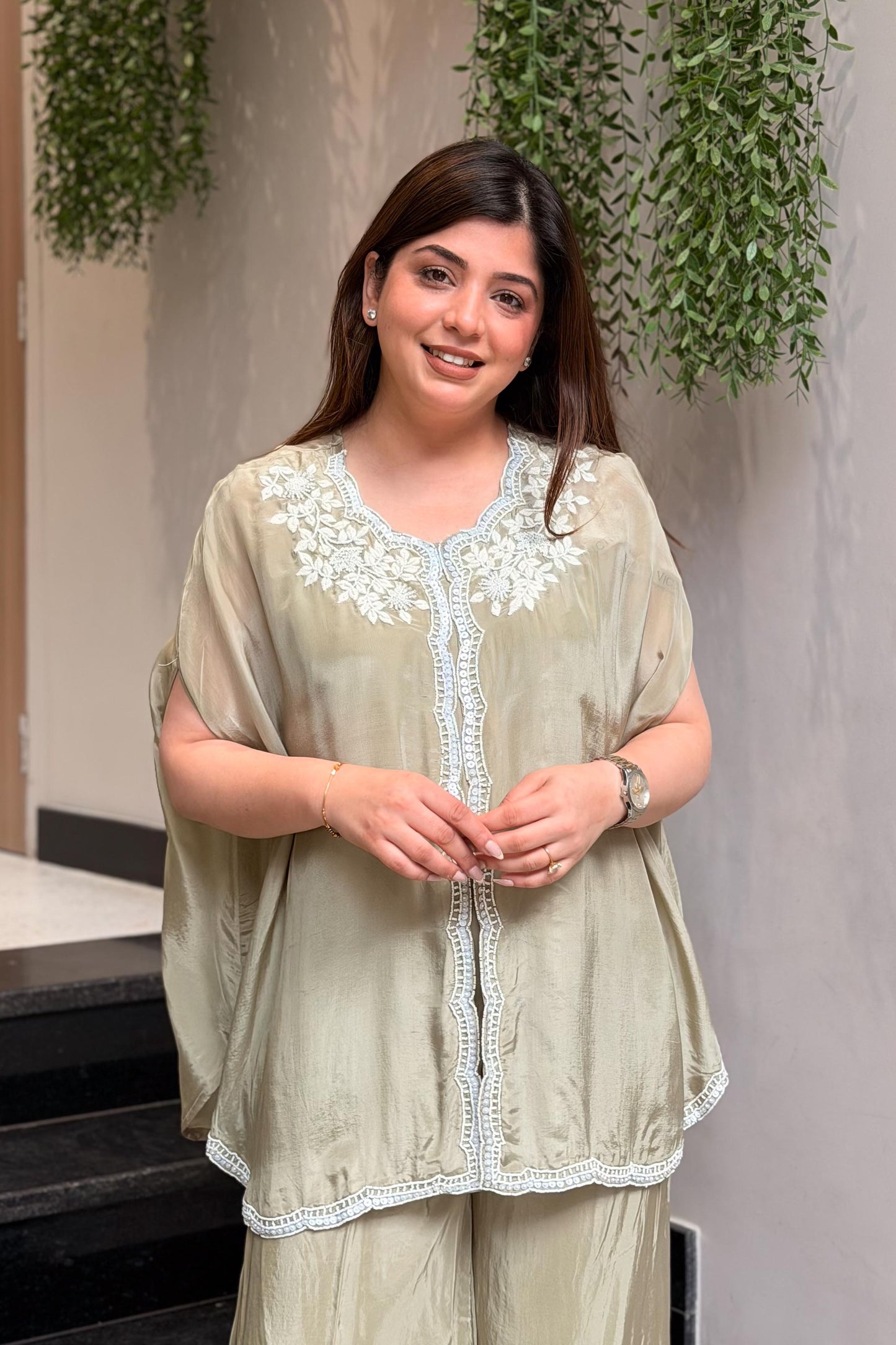 Ruhika Embroidered Three Piece Set