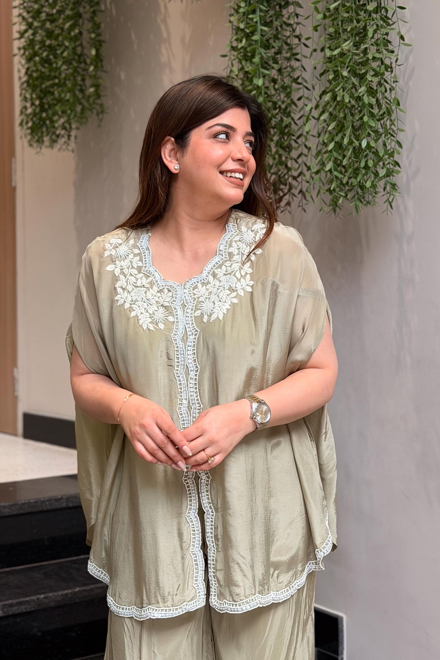 Ruhika Embroidered Three Piece Set
