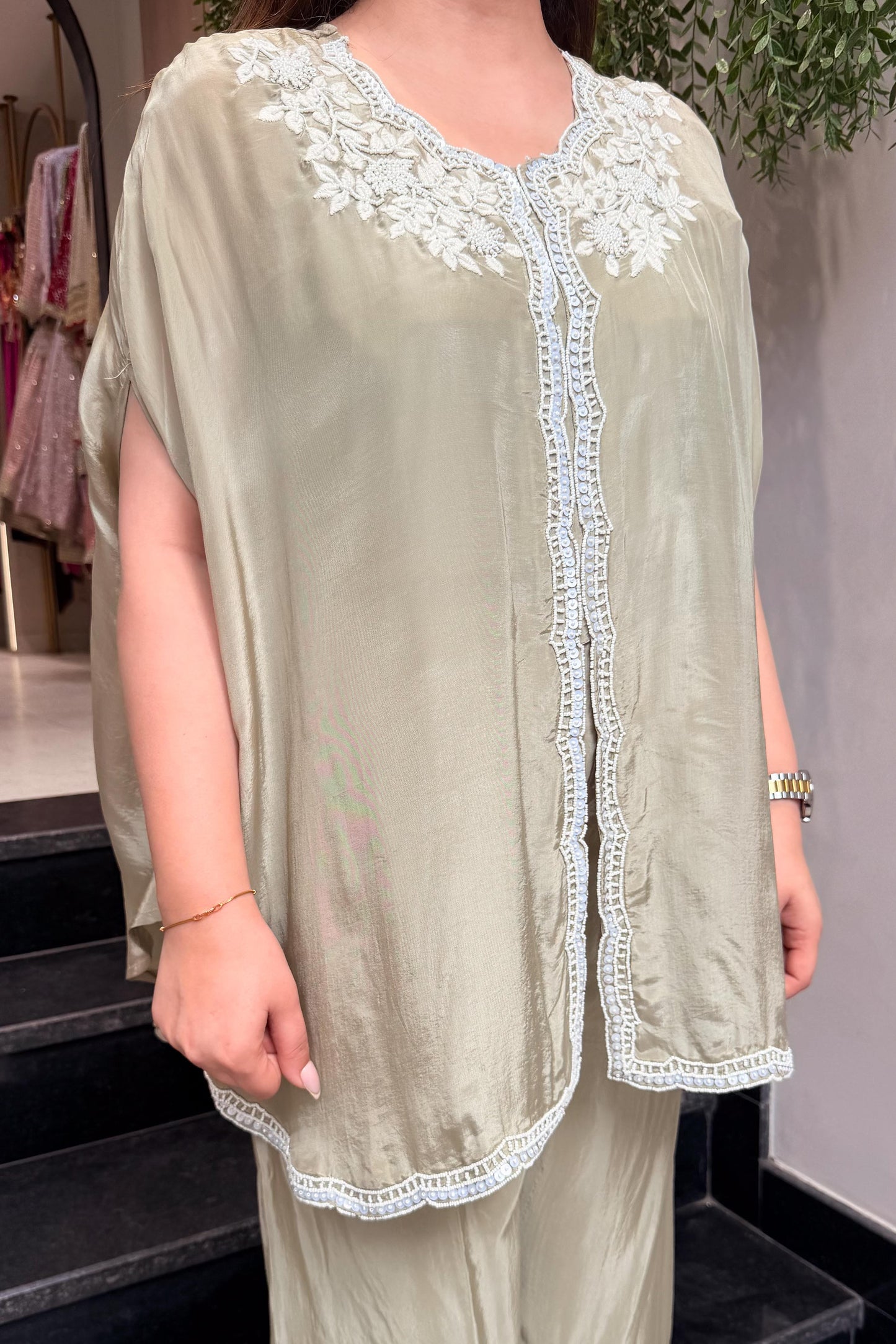 Ruhika Embroidered Three Piece Set