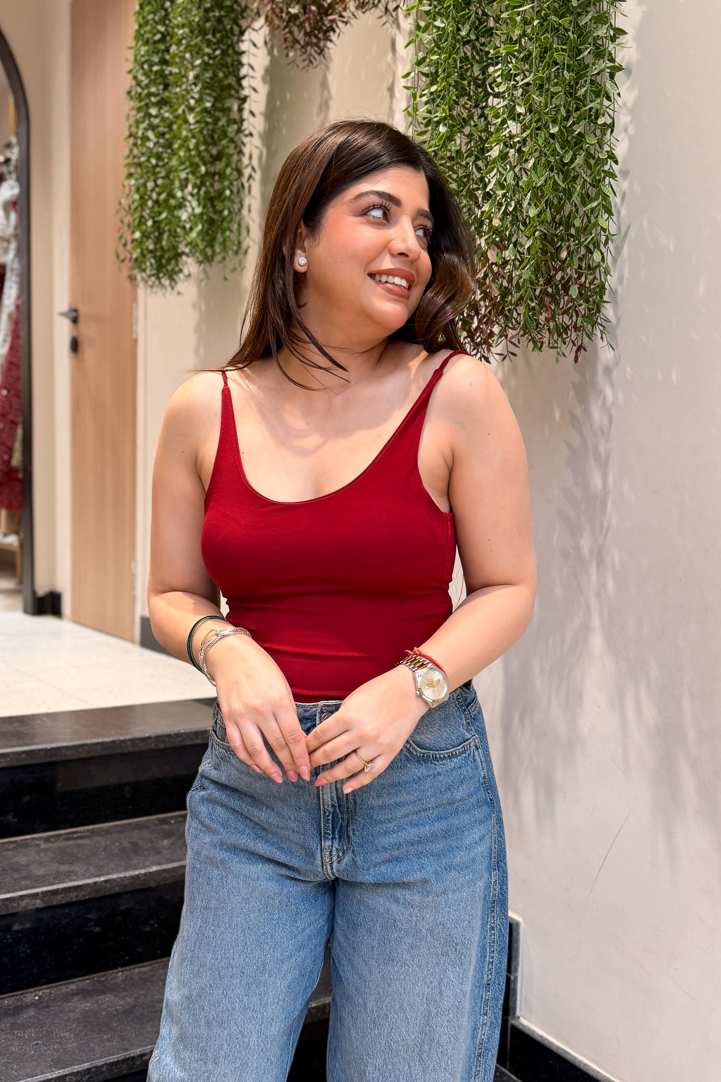 Zaria Strappy Inbuilt Bra Top