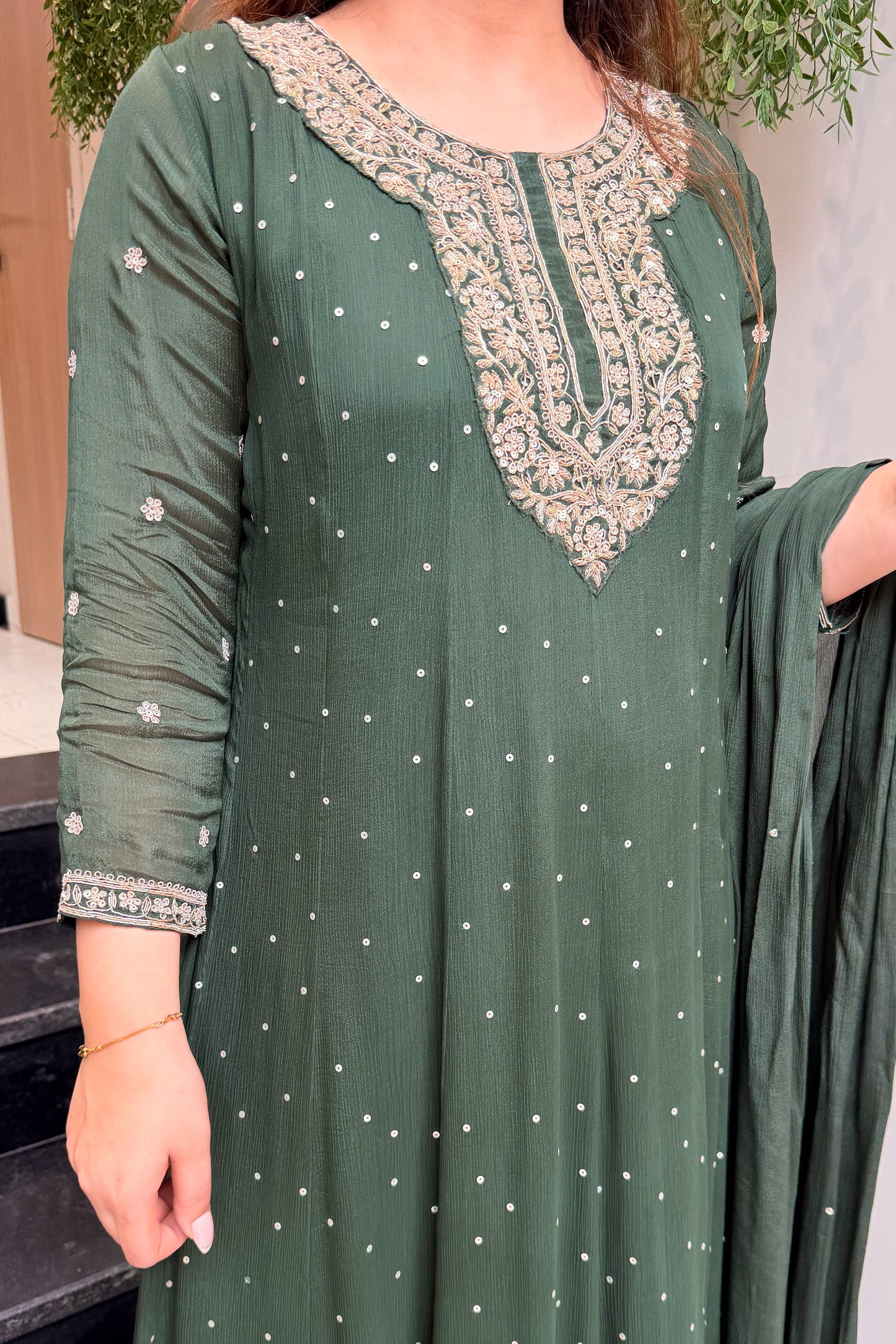 Varaha Embroidered Anarkali Suit Set