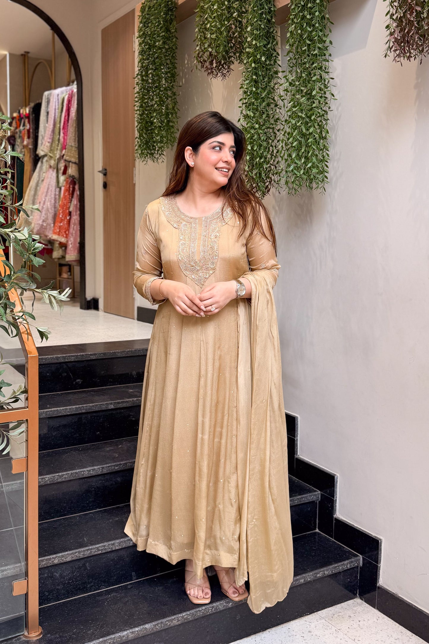 Varaha Embroidered Anarkali Suit Set
