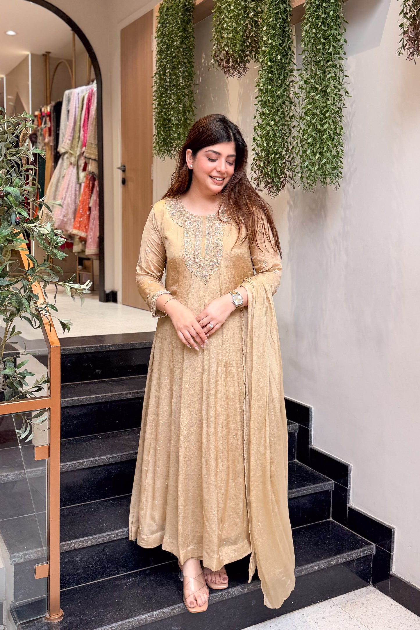 Varaha Embroidered Anarkali Suit Set