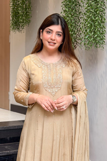 Varaha Embroidered Anarkali Suit Set