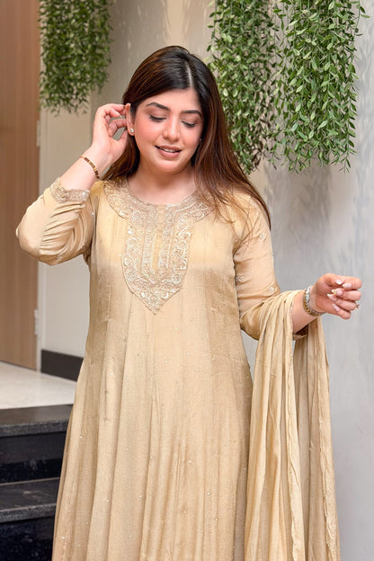 Varaha Embroidered Anarkali Suit Set