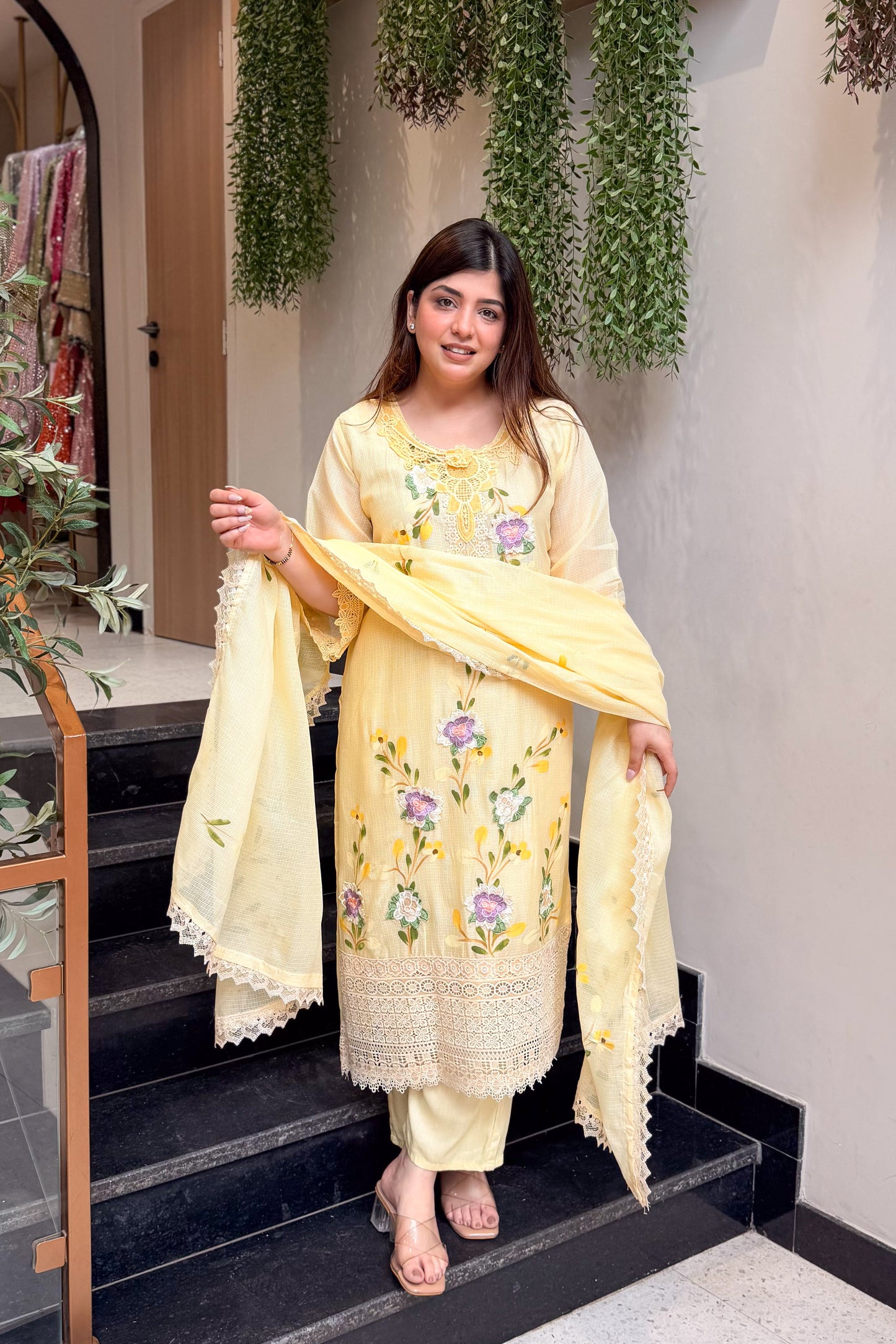 Savarna Hand Painted Suit