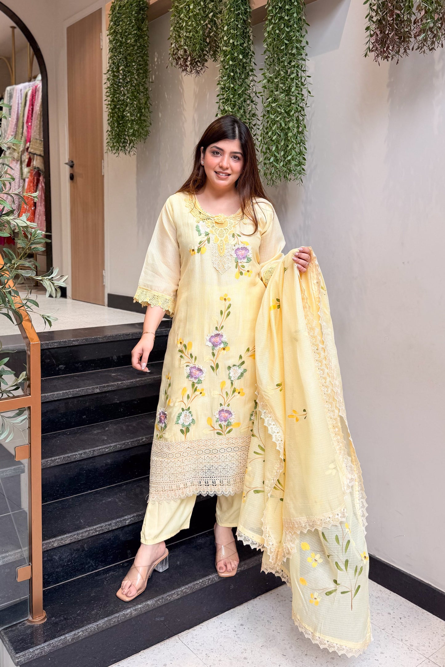 Savarna Hand Painted Suit