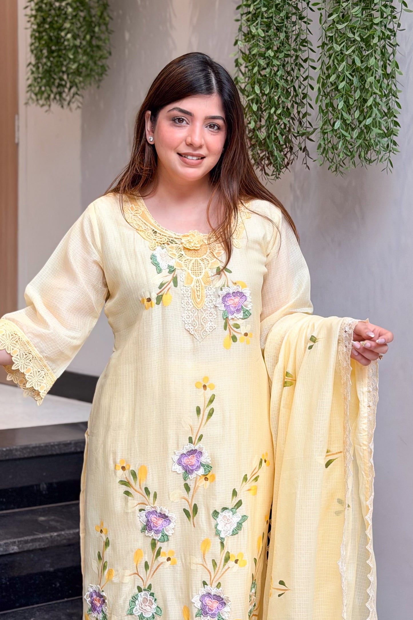 Savarna Hand Painted Suit
