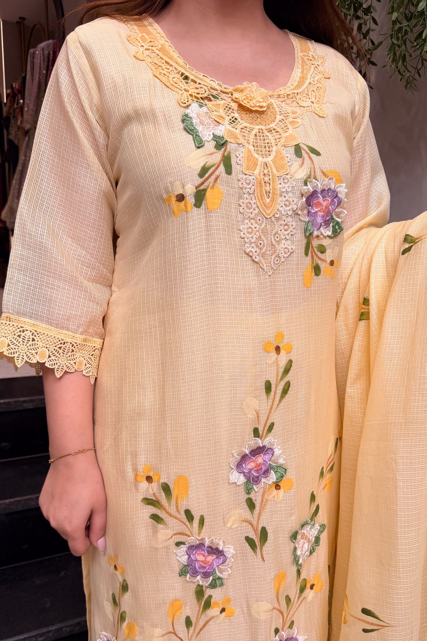 Savarna Hand Painted Suit