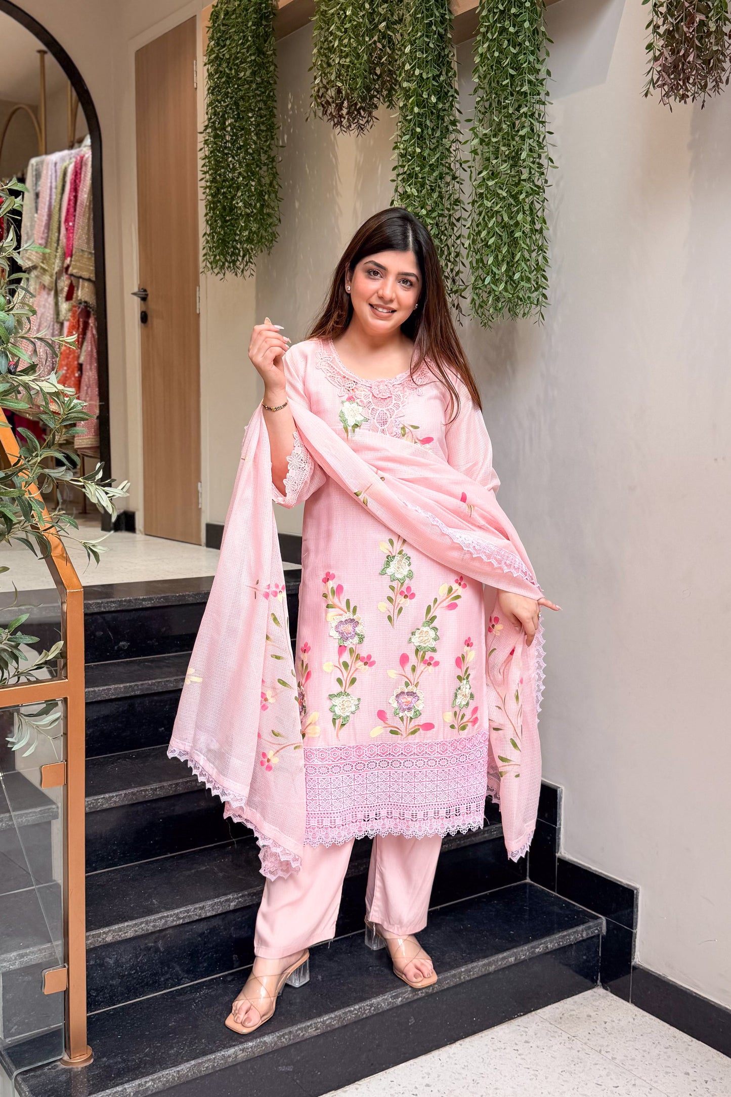 Savarna Hand Painted Suit