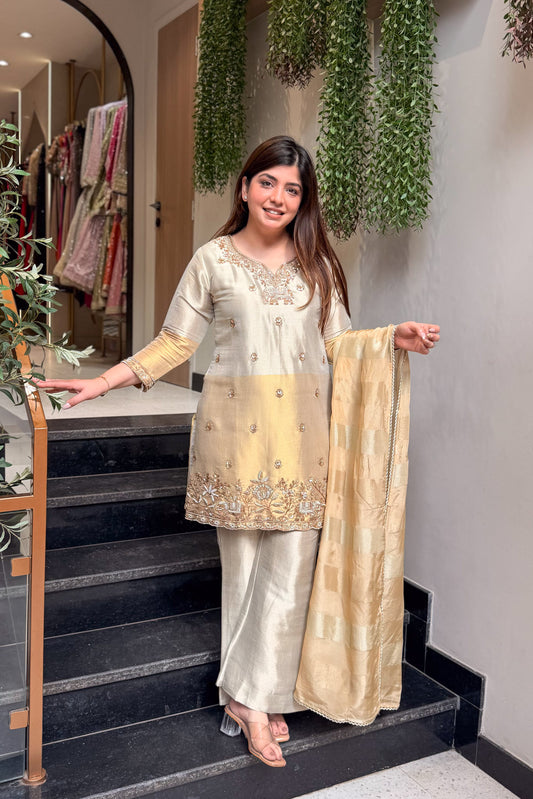 Mihira Hand Embroidered Suit Set