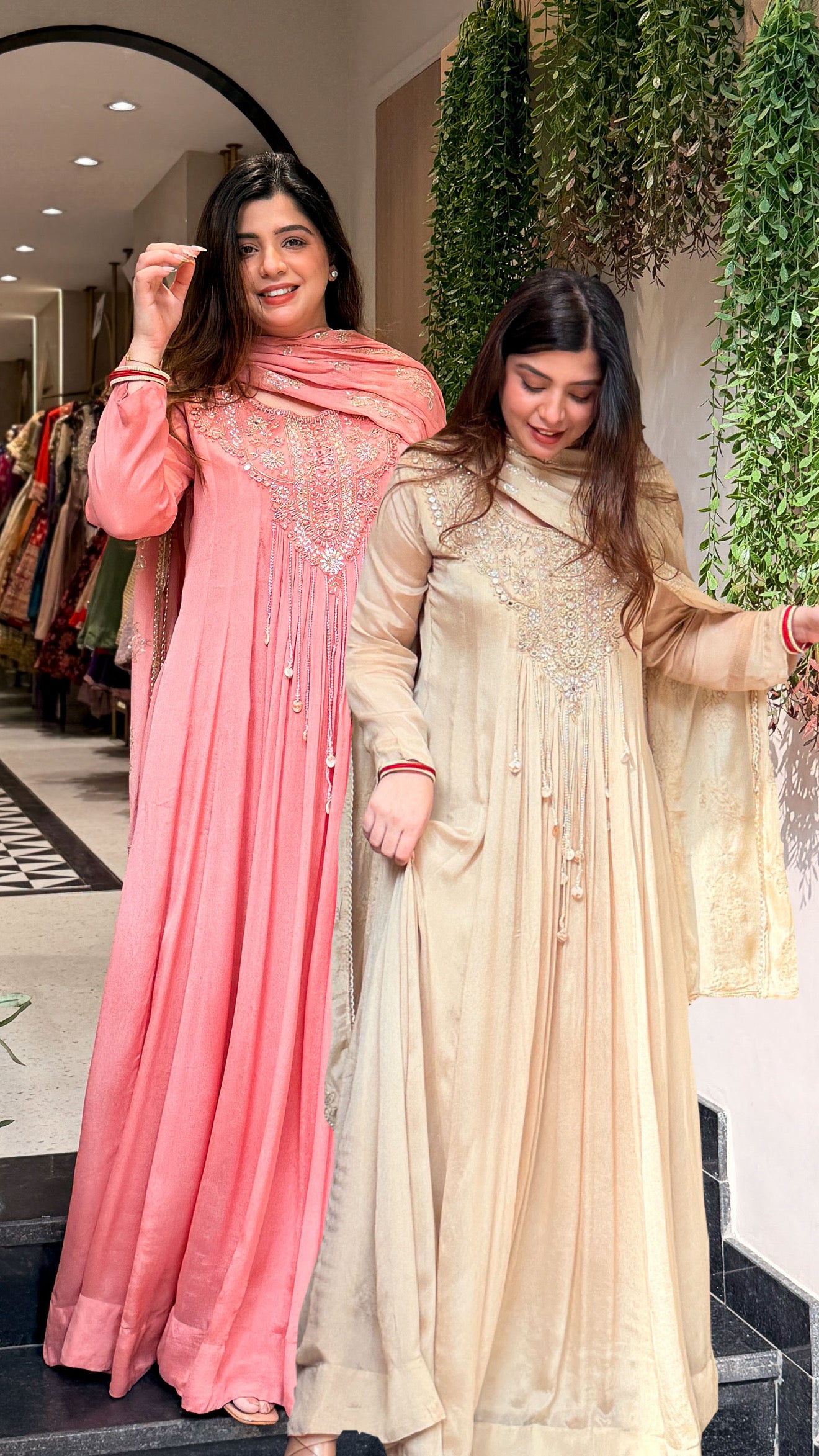 Sairika Embroidered Anarkali with Dupatta