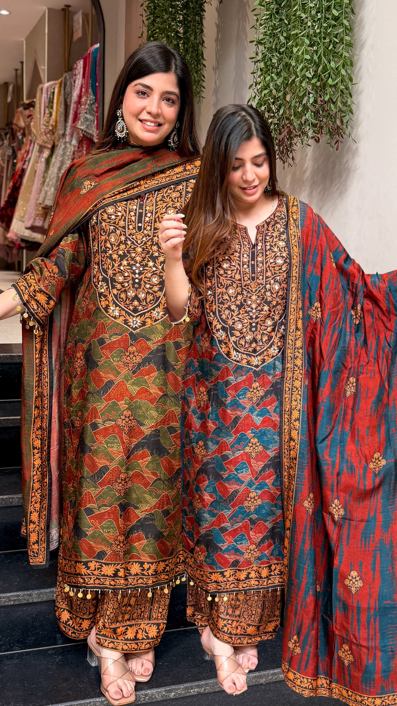 Nayara Floral Printed Long Suit Set