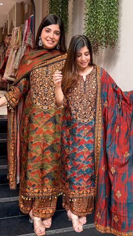 Nayara Floral Printed Long Suit Set